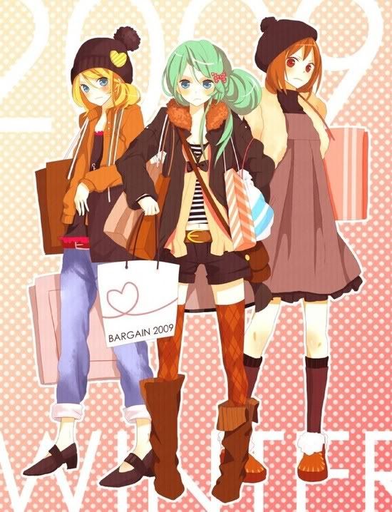 Anime shopping friends Pictures, Images and Photos