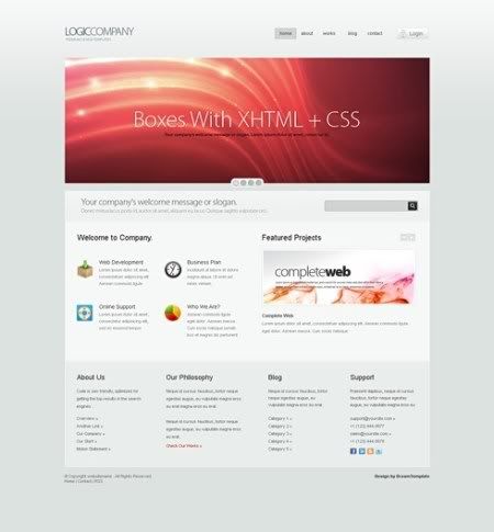 Dynamic XHTML Corporate - Logiccompany