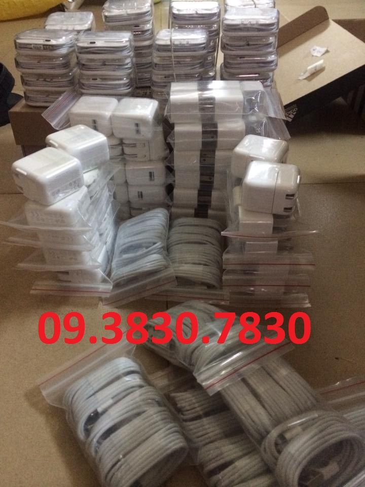 Khuyến Mãi 30/4. 1 Bộ Sạc - Cáp Iphone 5/5S Zin Tháo Máy Chỉ Có 380k .BH 1 Đổi 1 = 2T - 16