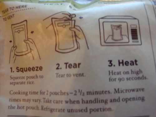 Prep directions for rice mix