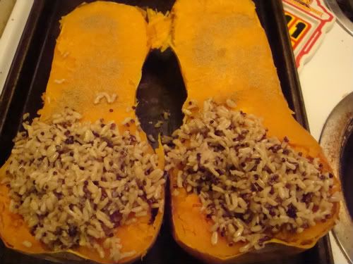 stuffed butternut squash