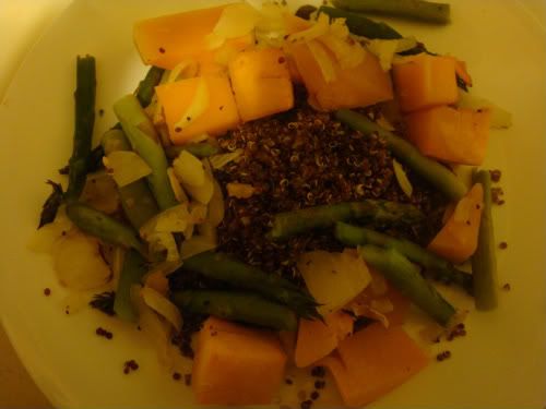 Quinoa and veggies