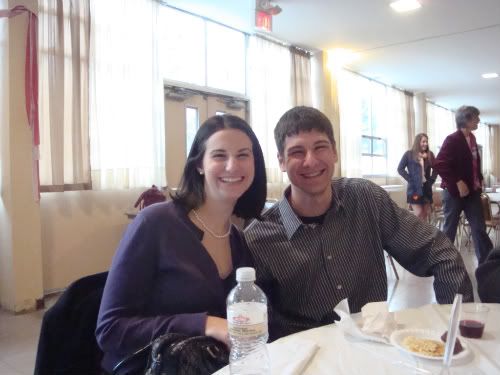 me and matt at lunch