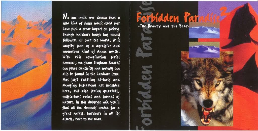 Title: Forbidden Paradise 2 - The Beauty and The Beat Year: 1994. Genre: Hard Trance/Hardcore Format: CD Mixed Quality: 256kbps / 44.1kHz / Joint-Stereo