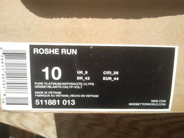 Shoe Box Label