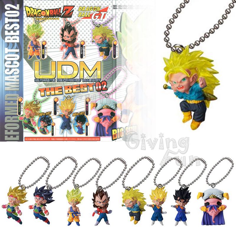 GENUINE BANDAI Dragon Ball Z DBZ Super Saiyan 3 Trunks 4cm Figure Key