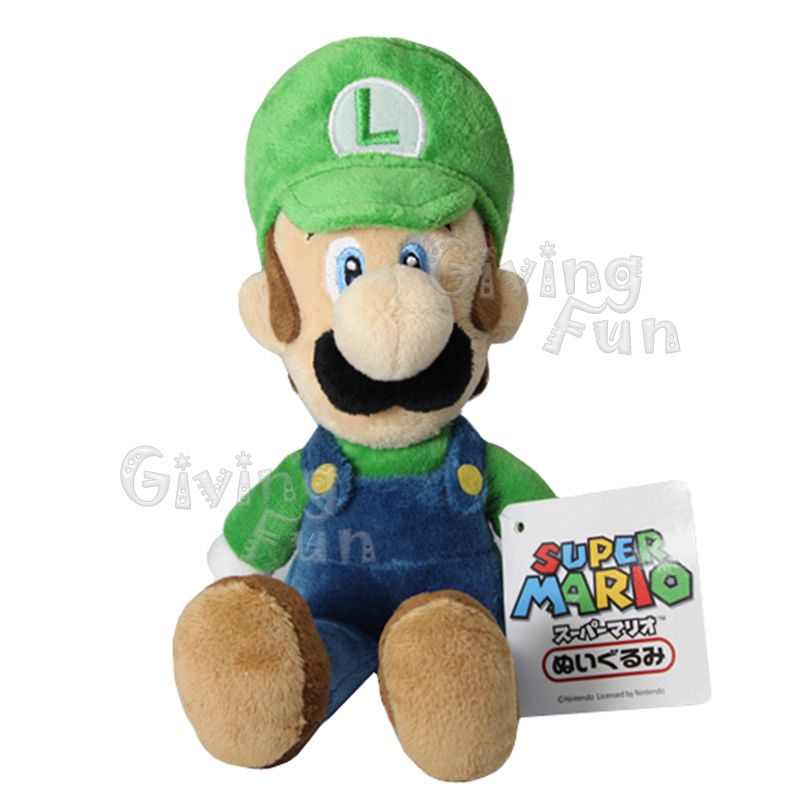 Genuine Nintendo Super Mario Bros 9 Luigi Plush Doll 2023