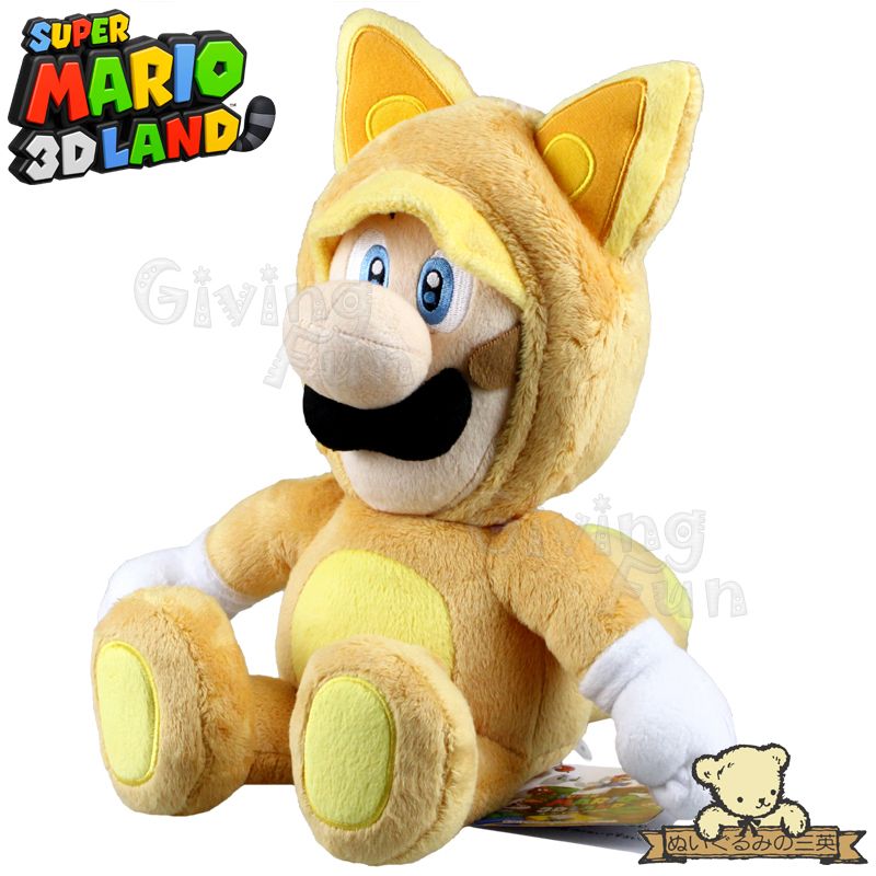 Genuine Super Mario Bros 3d Land 13 Raccoon Tanooki Kitsune Luigi