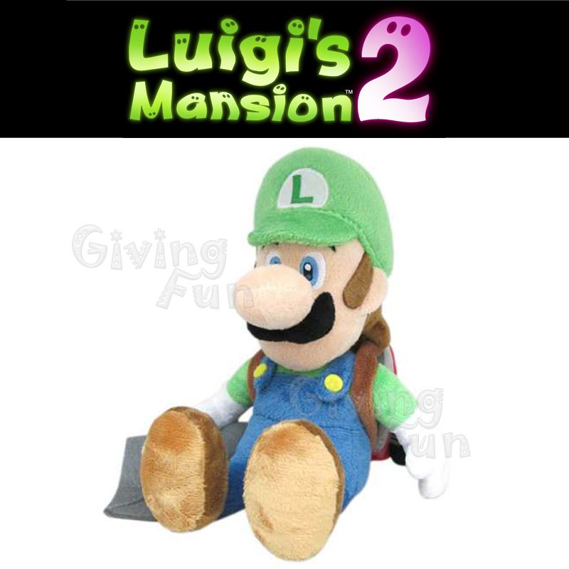 luigi plush with vacuum