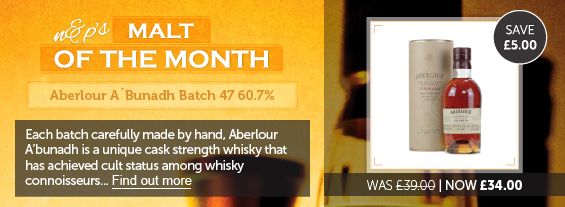 JULY MALT OF THE MONTH | Aberlour A´Bunadh Batch 47 60.7% | £5 Off! Now Just £34.00 - CLICK HERE TO VIEW