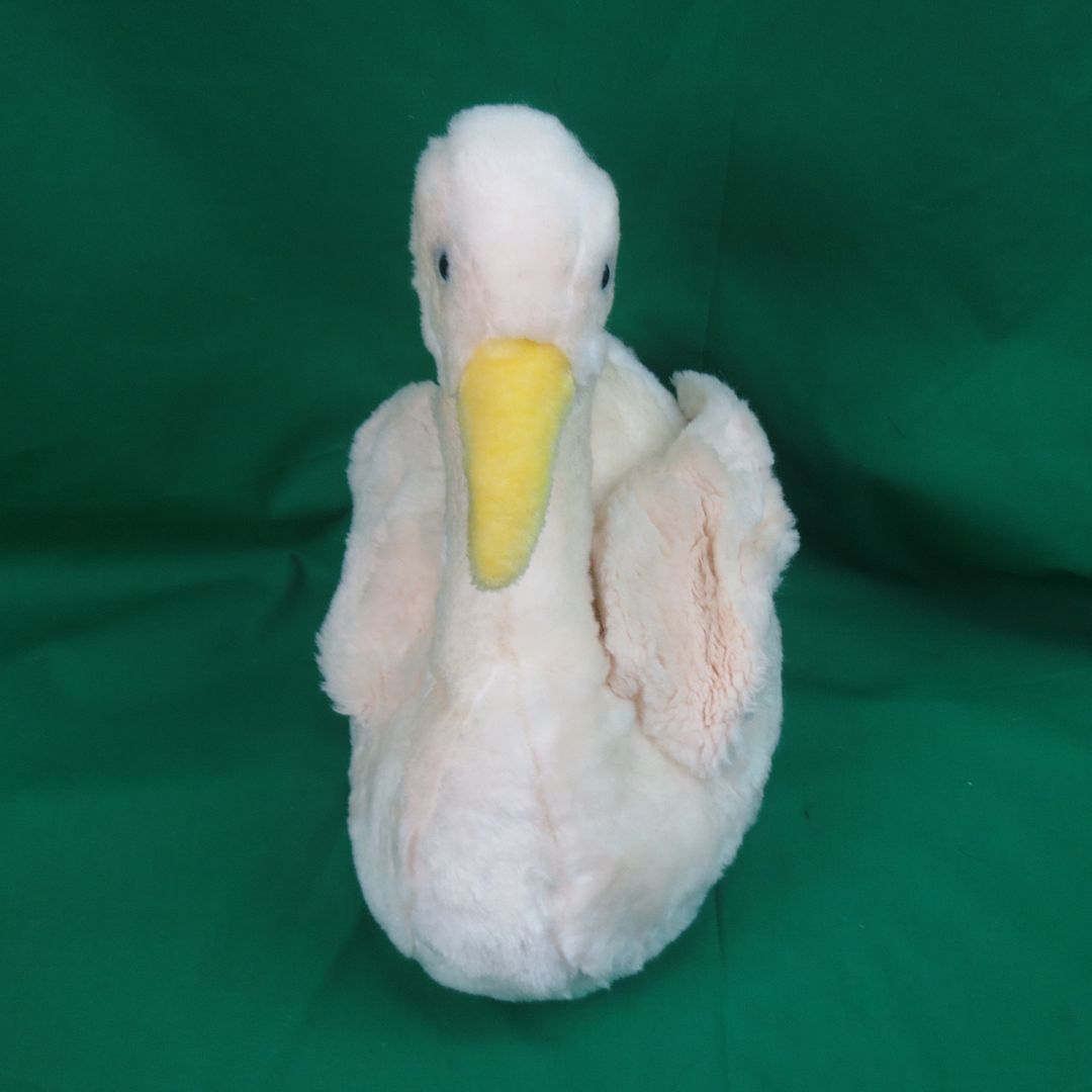 white swan stuffed animal