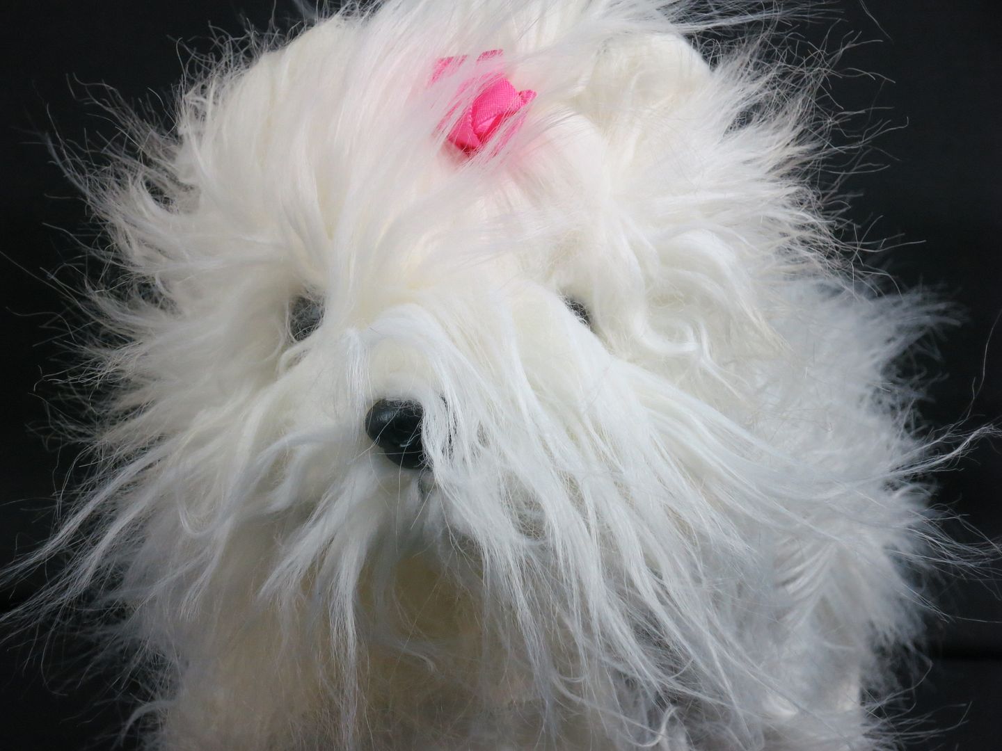 stuffed maltese puppy