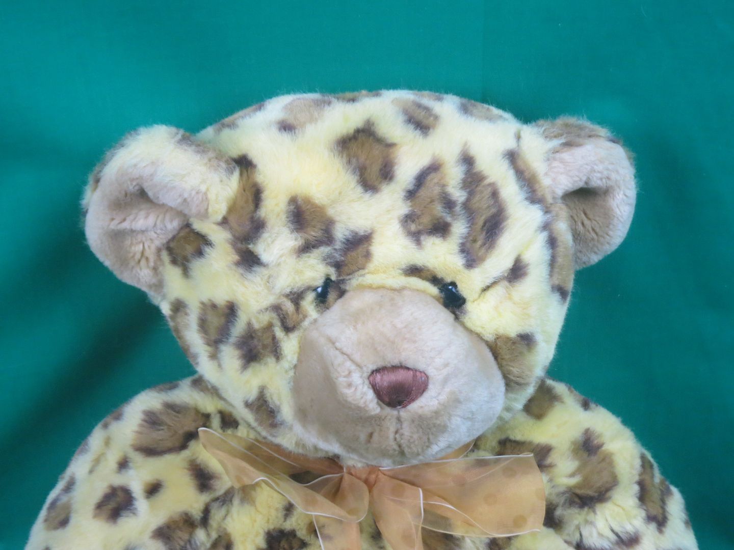 large cheetah teddy