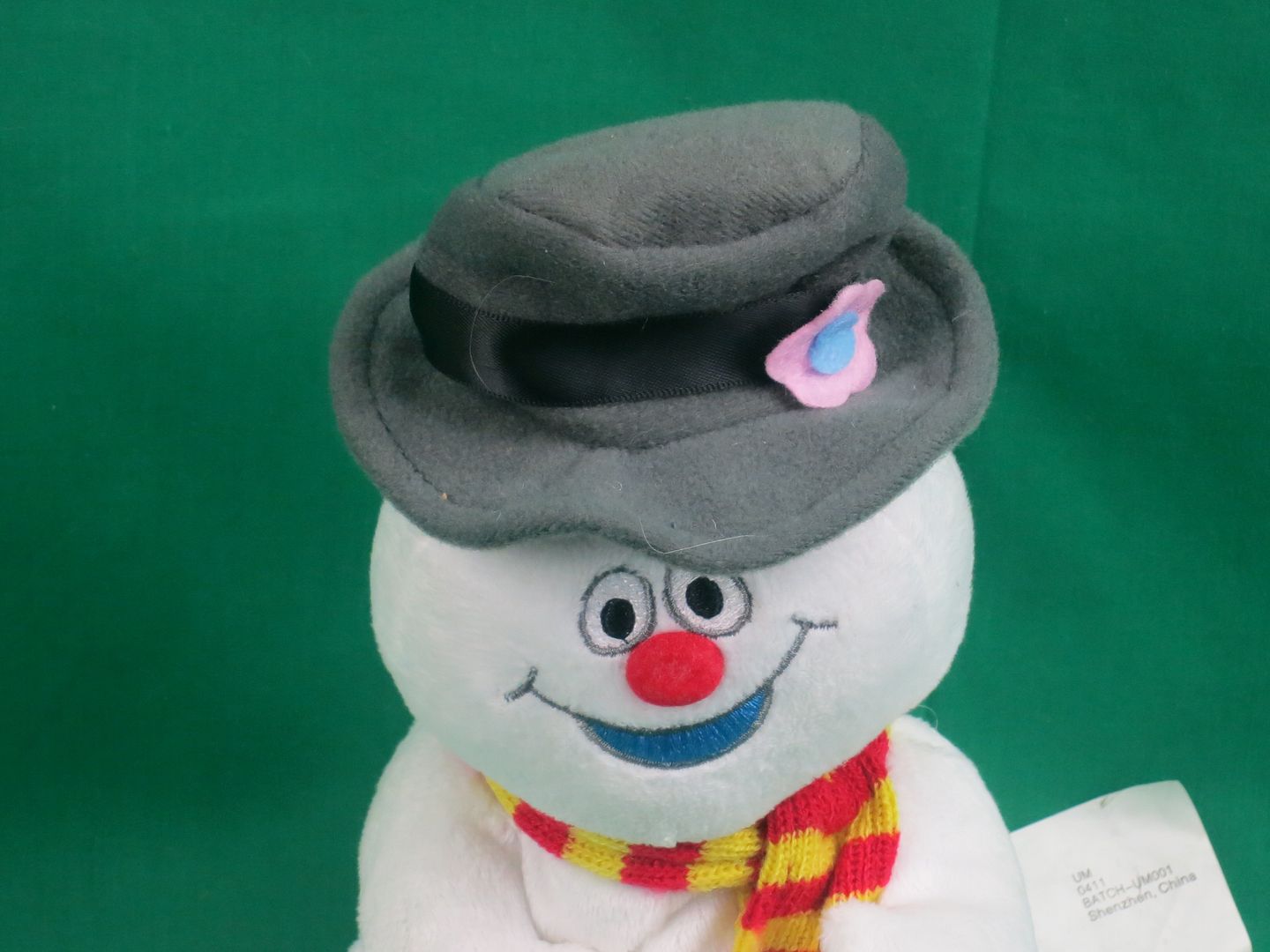 plush singing snowman