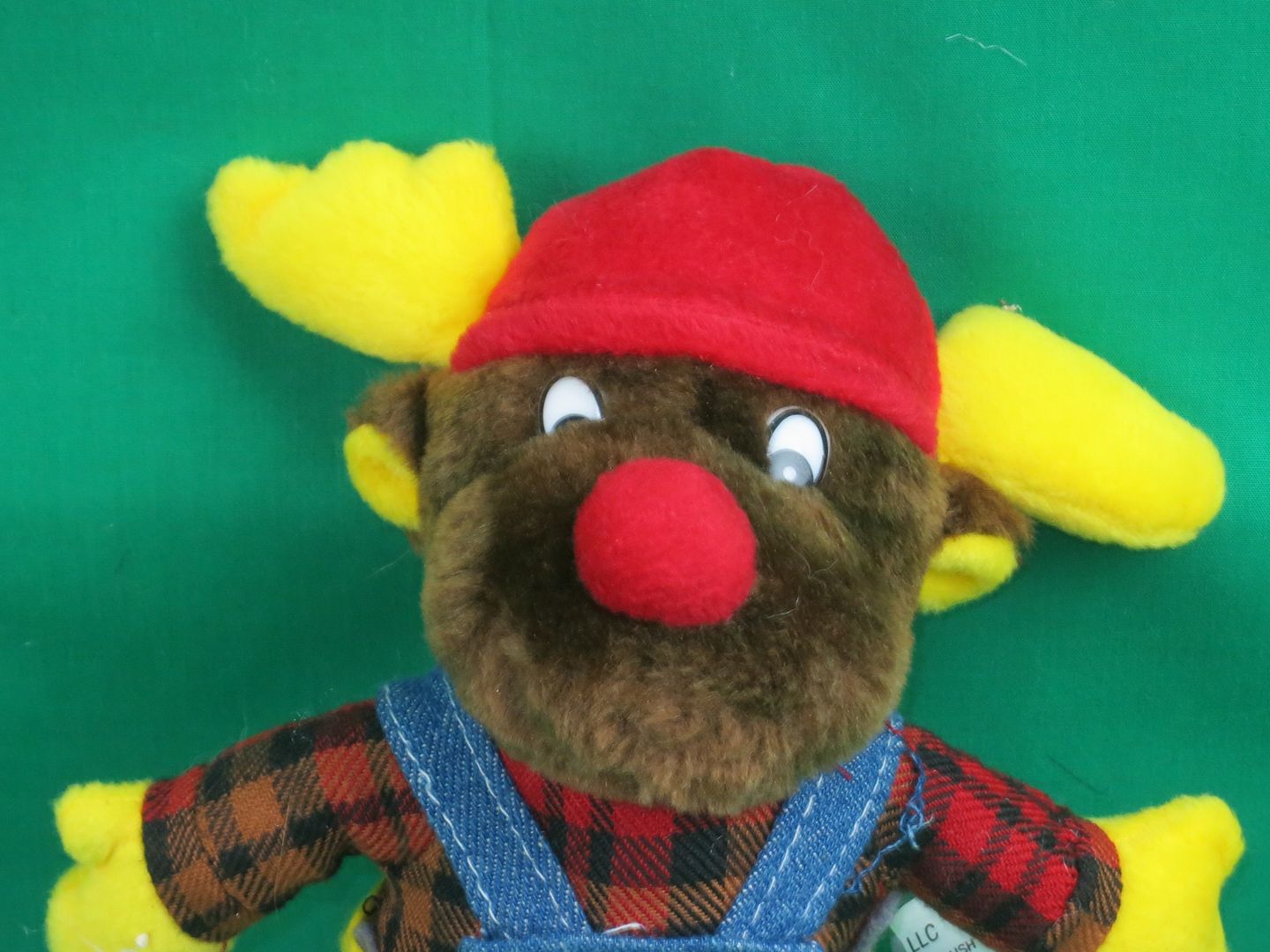 lumberjack moose stuffed animal