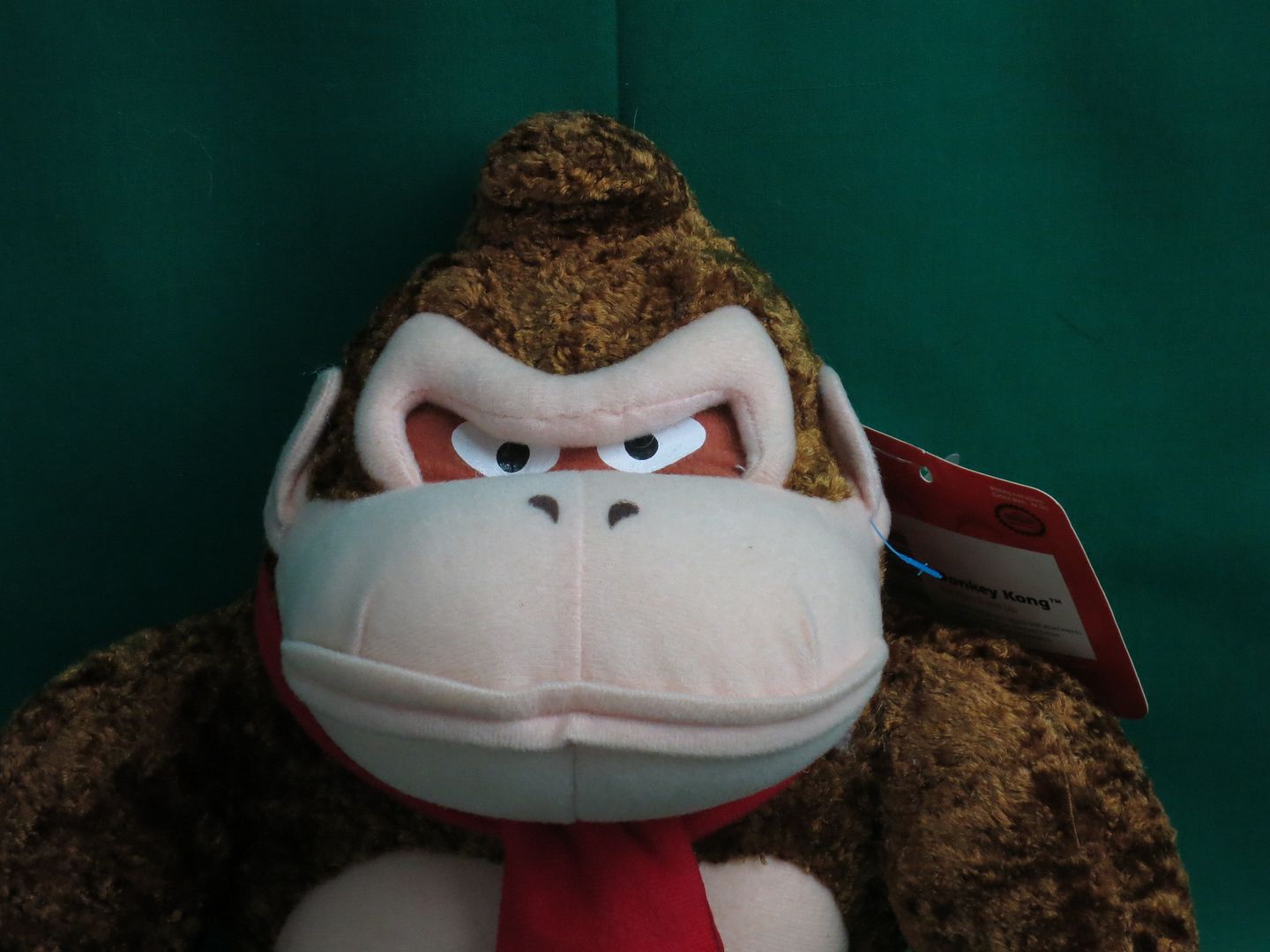 NEW NINTENDO DONKEY KONG 2001 RED TIE DK MONKEY APE PLUSH STUFFED ...