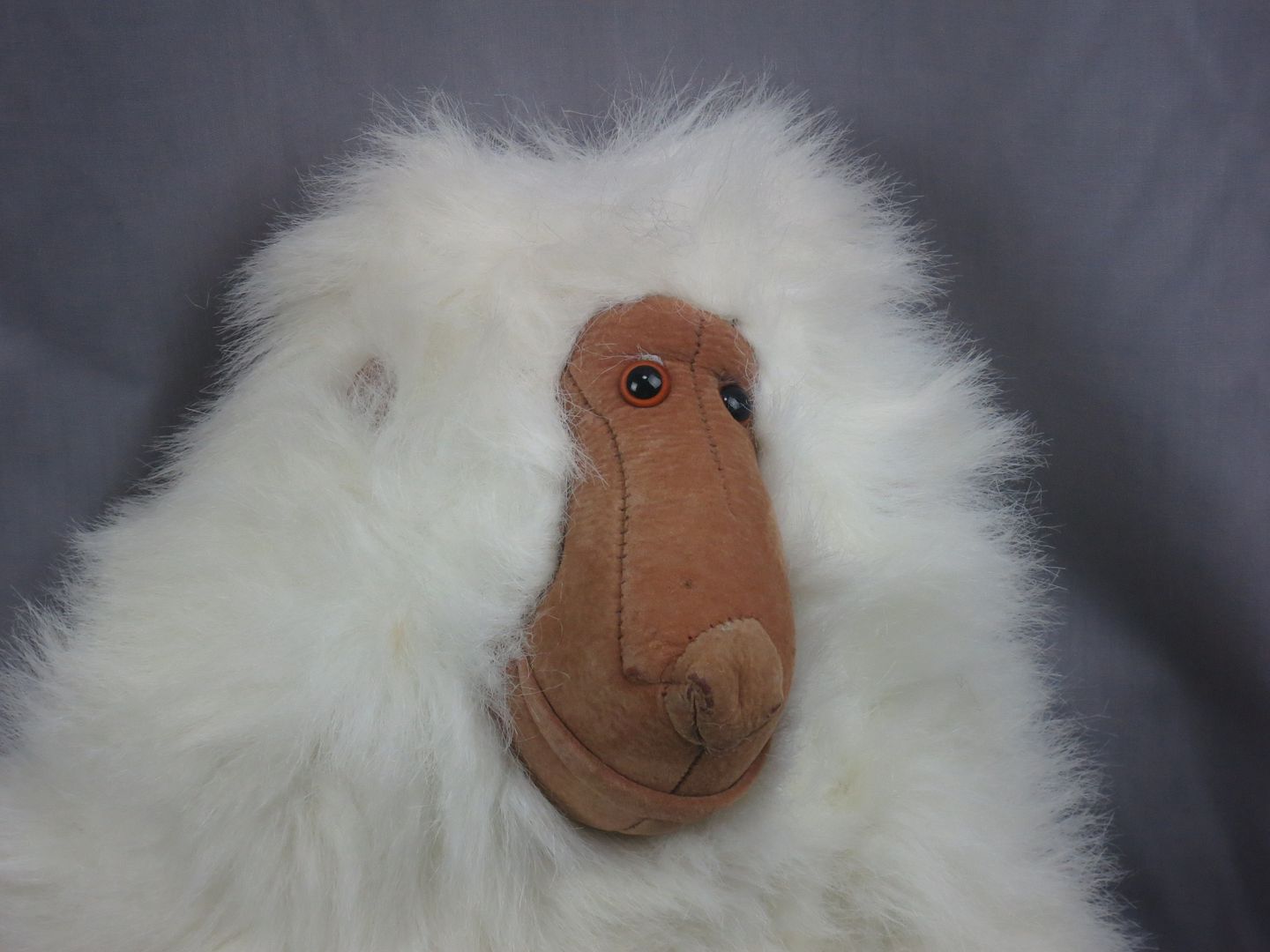 big nose monkey plush