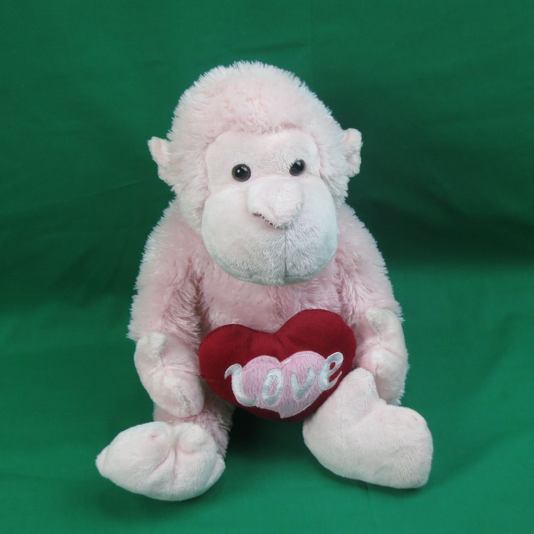 giant pink gorilla stuffed animal