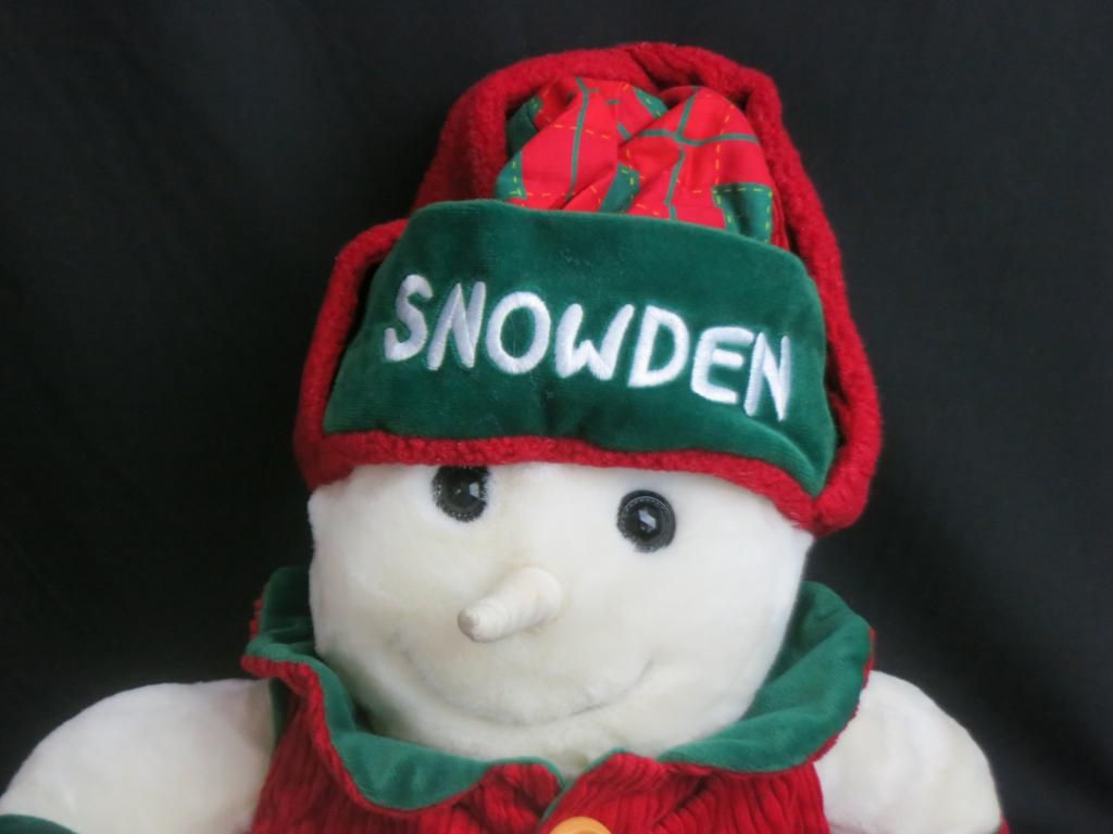 snowden plush snowman