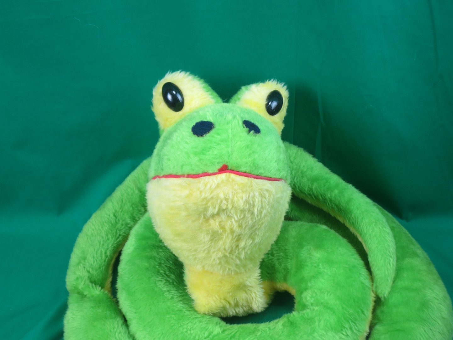 green snake stuffed animal