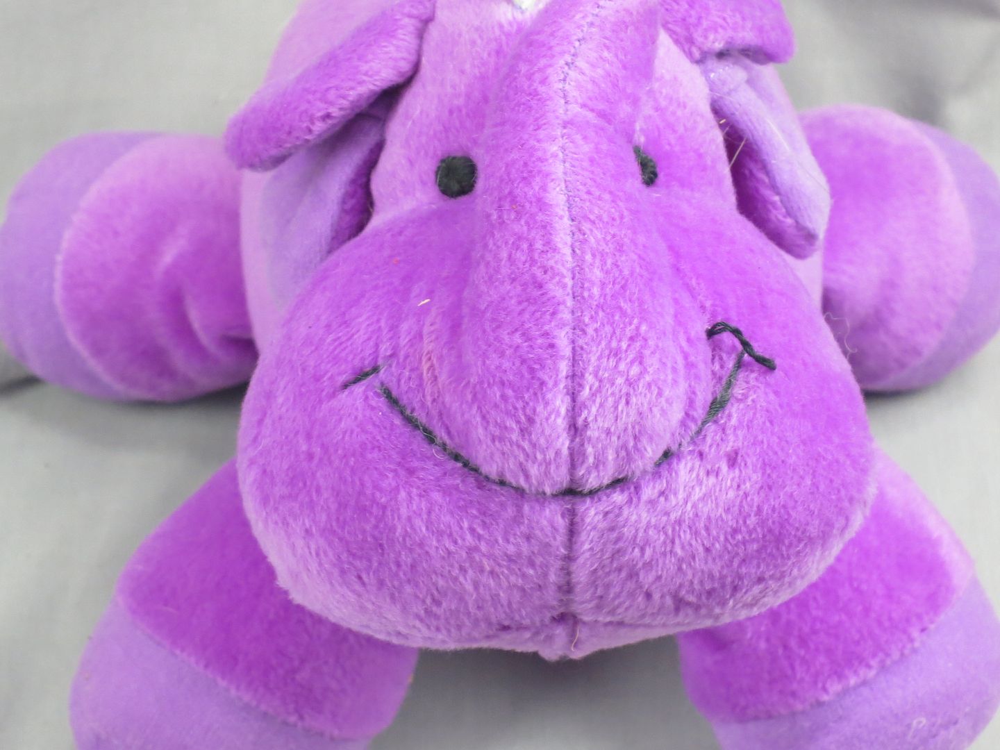 purple rhino stuffed animal