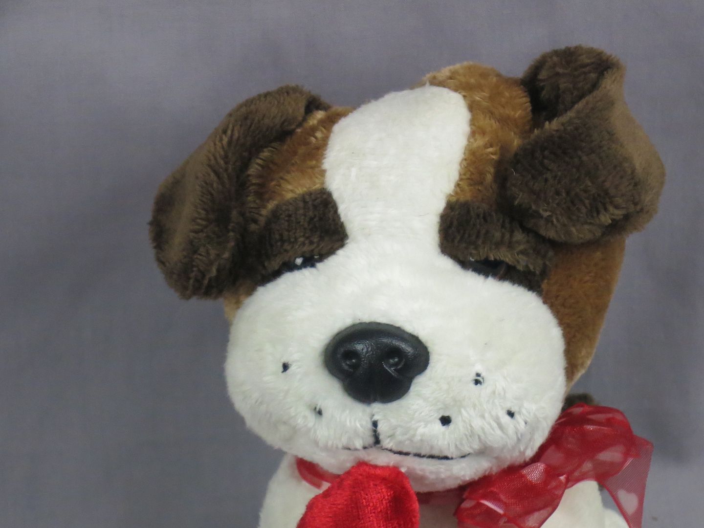 valentines day stuffed dog