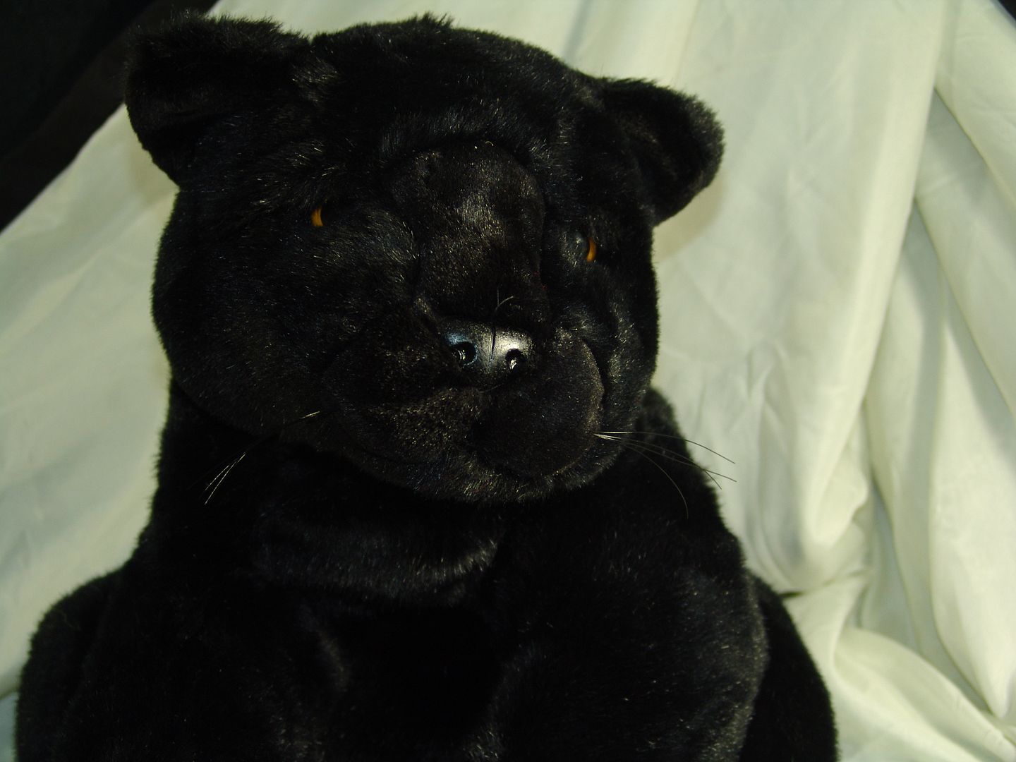 black puma stuffed animal