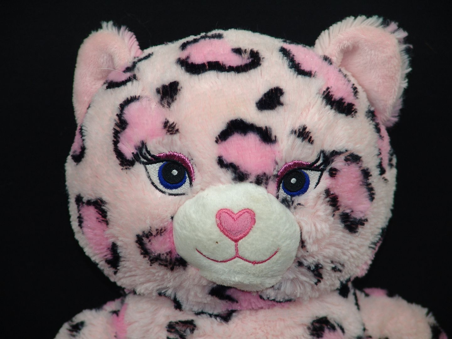 pink cheetah stuffed animal