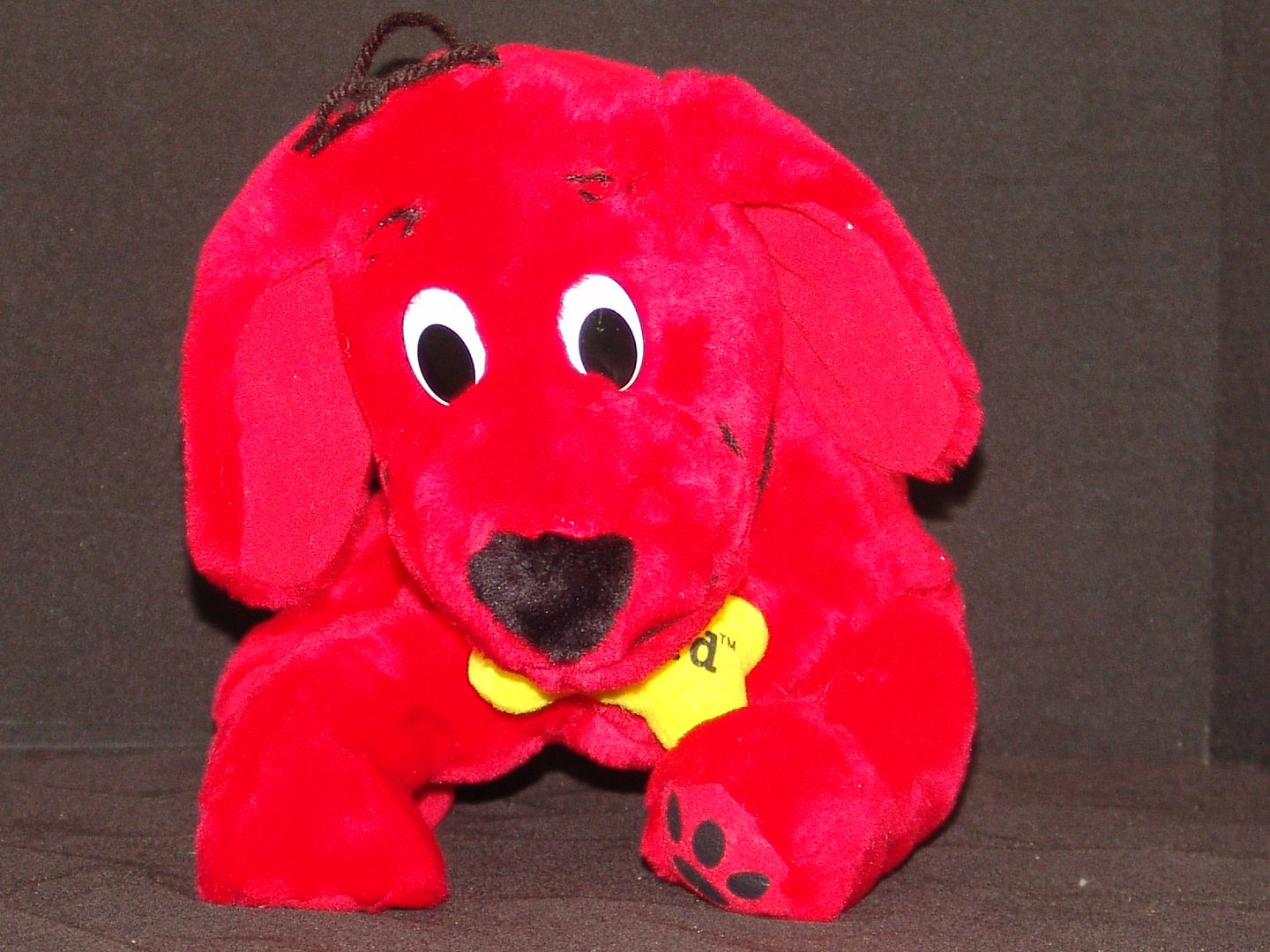 big red dog toy