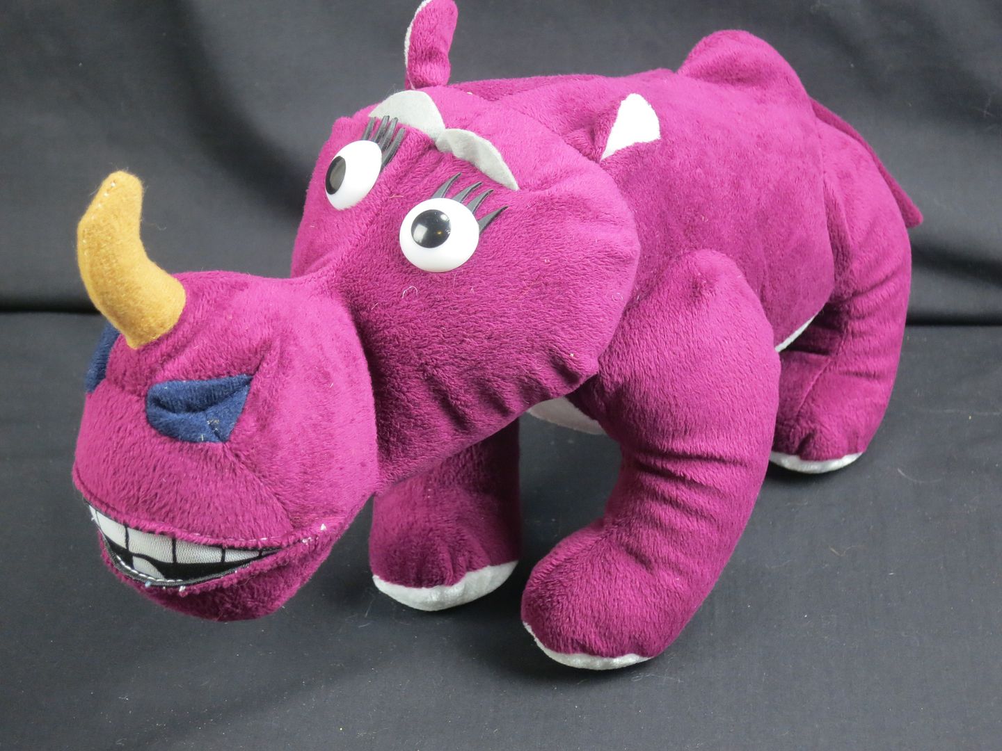 purple rhino stuffed animal