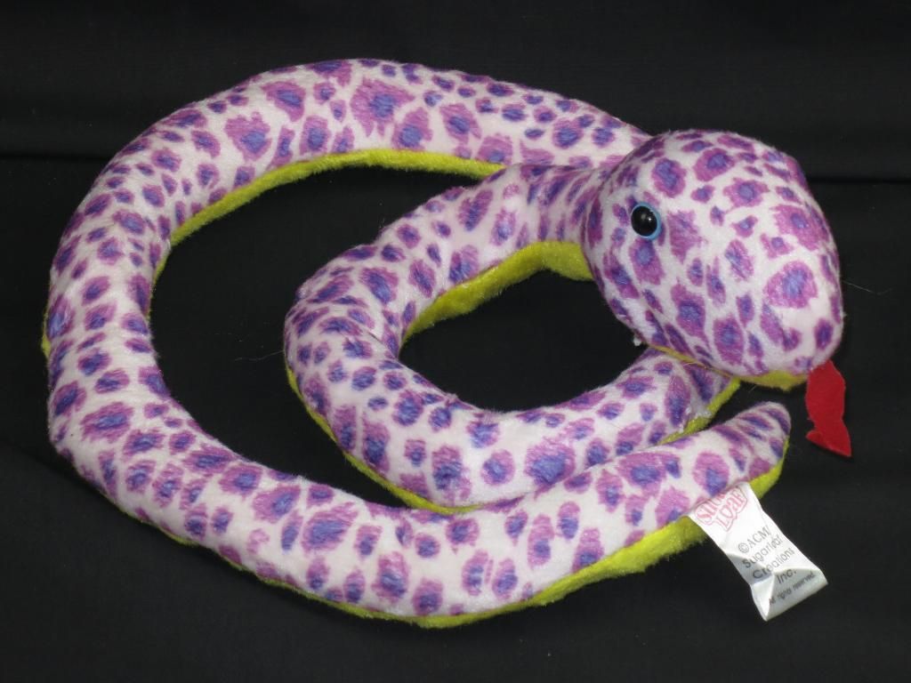 yellow snake plush