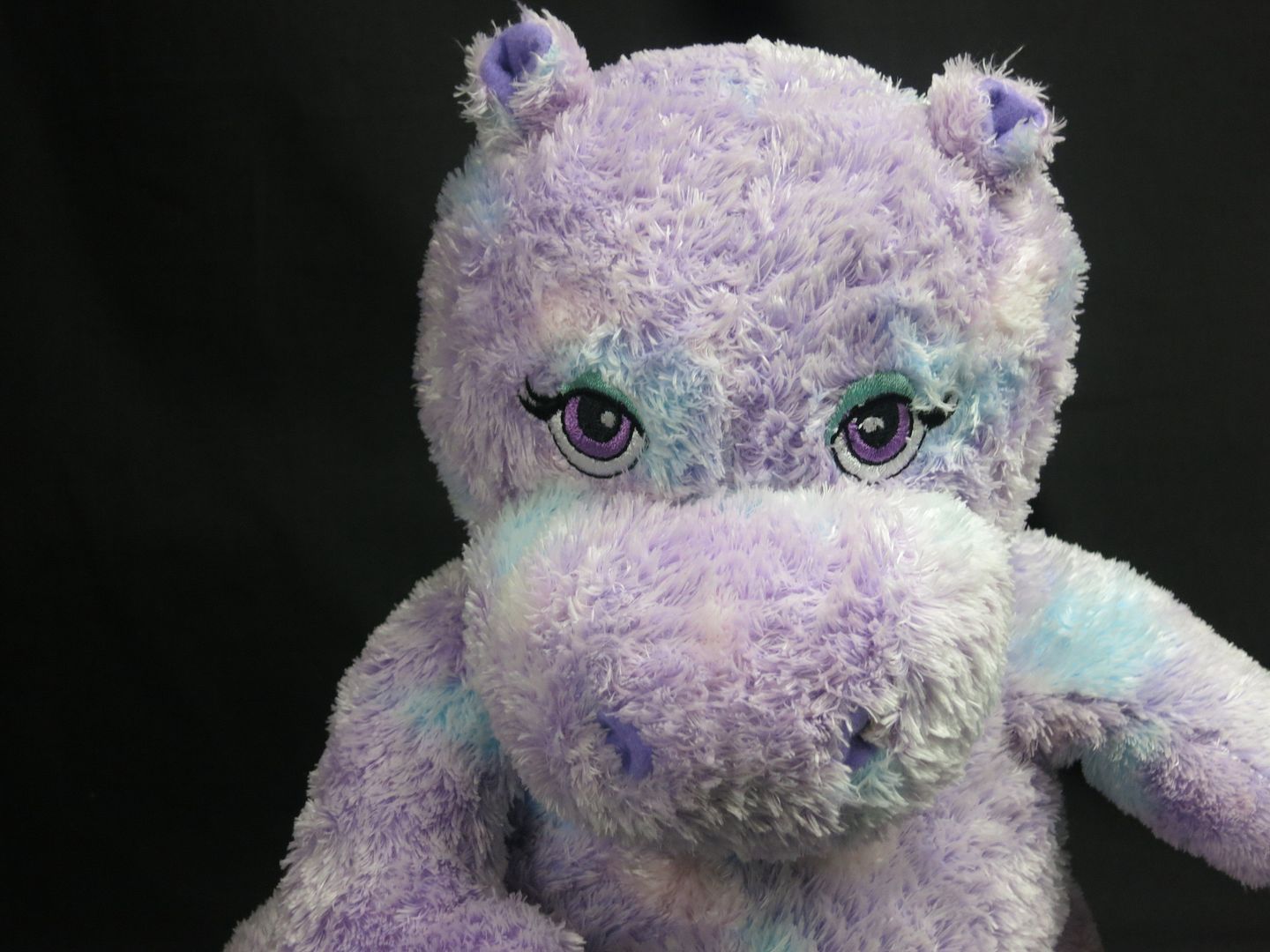 blue hippopotamus stuffed animal