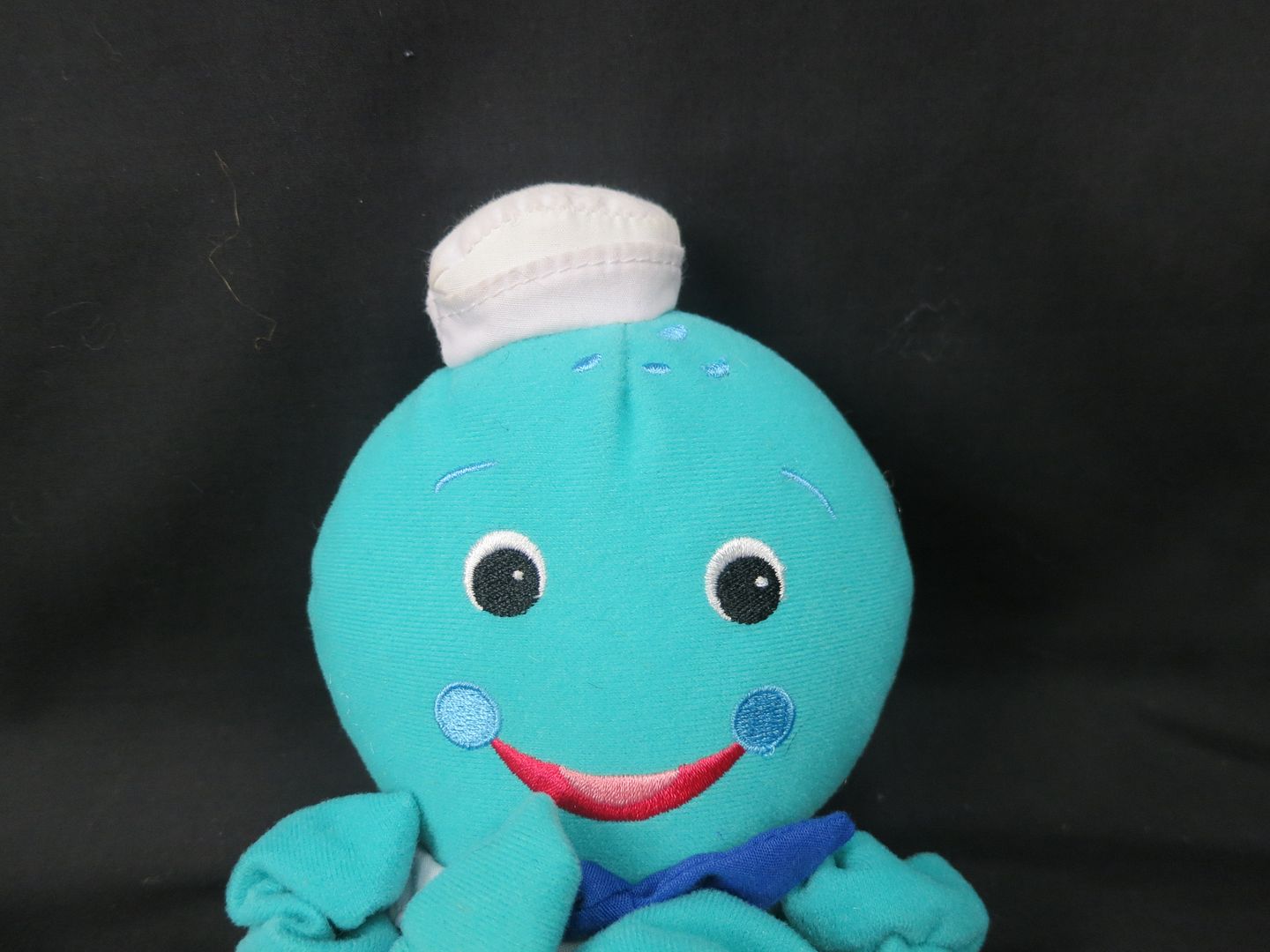 BABY EINSTEIN BLUE AQUA SAILOR OCTOPUS RATTLE SOFT PLUSH STUFFED ANIMAL TOY eBay