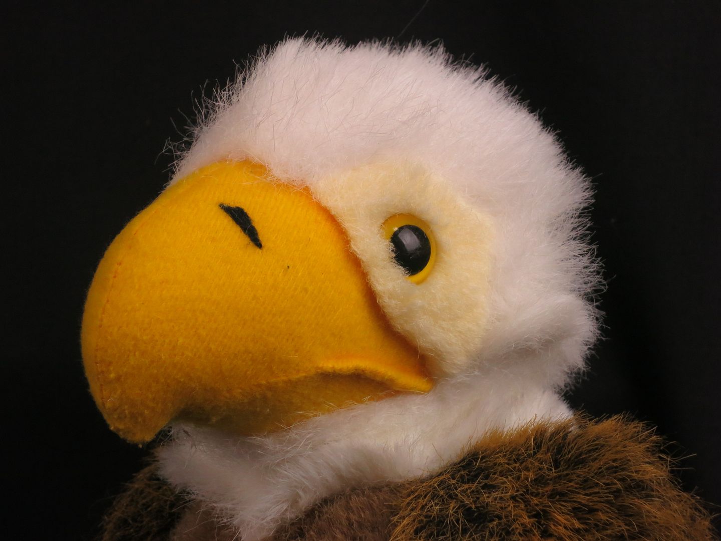 stuffed bald eagle toy