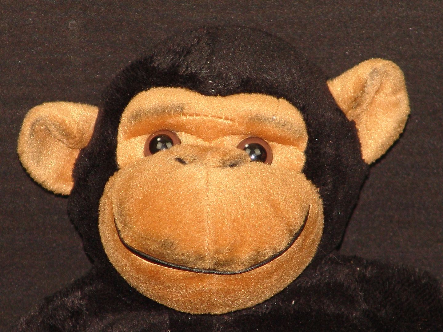 DISNEY ANIMAL KINGDOM VACATION BLACK CHIMPANZEE MONKEY PLUSH STUFFED