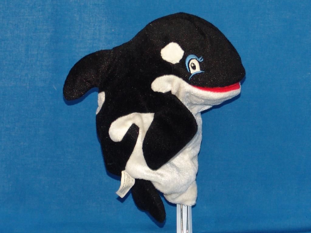 killer whale hand puppet