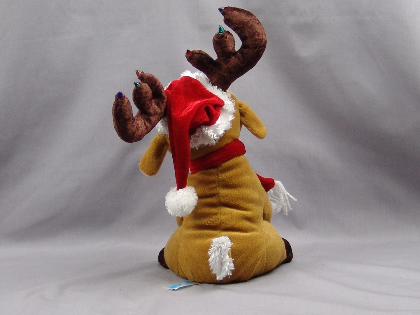 dj reindeer animated plush