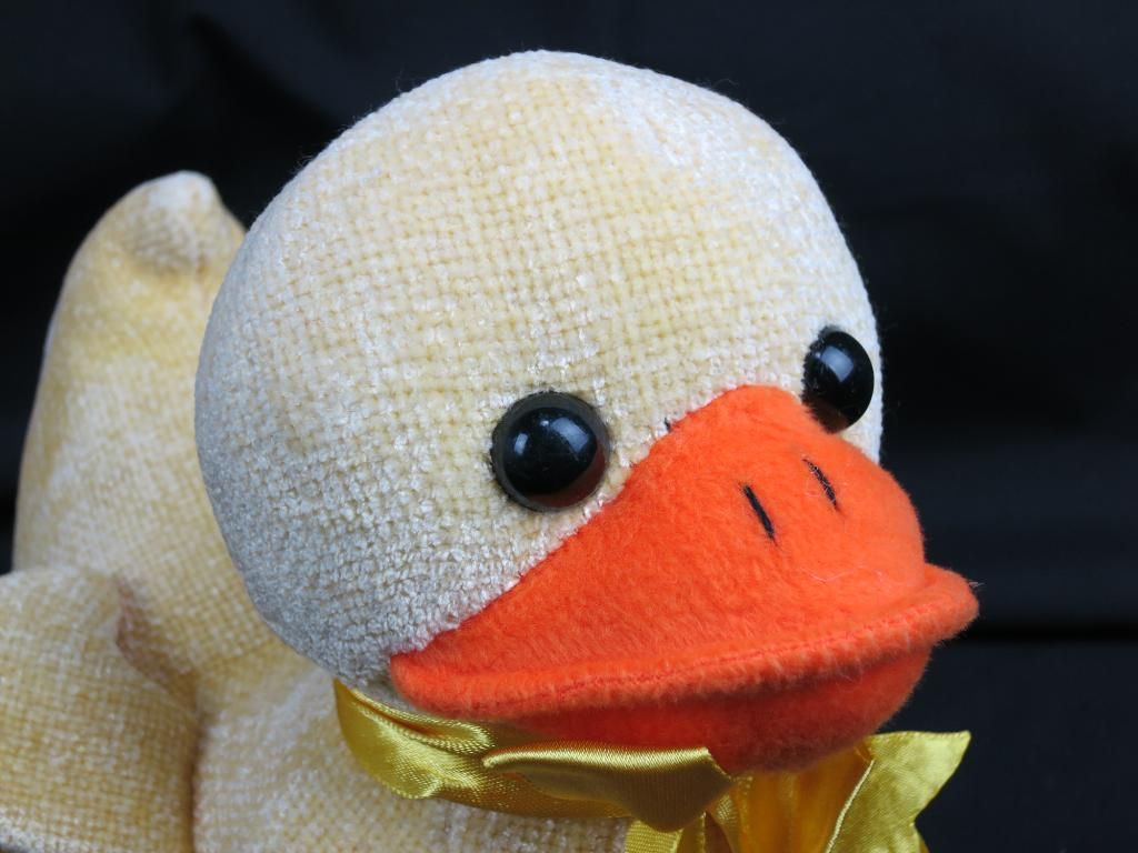 yellow duck cuddly toy