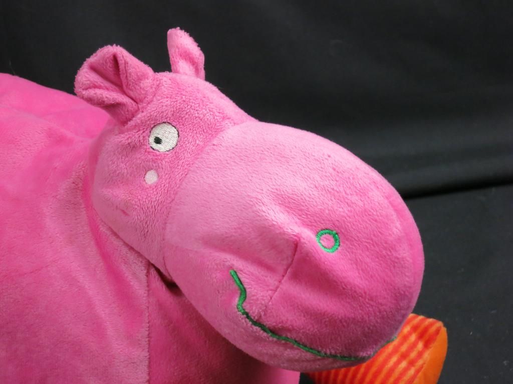 pink hippopotamus soft toy