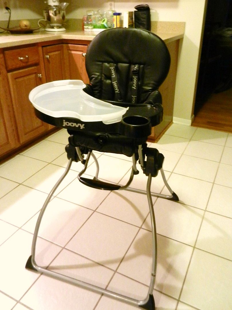 joovy nook high chair black leatherette