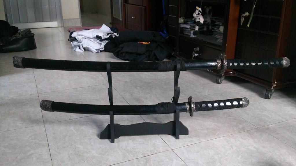 2 Bộ kiếm Nhật dùng để trưng bày! - 3