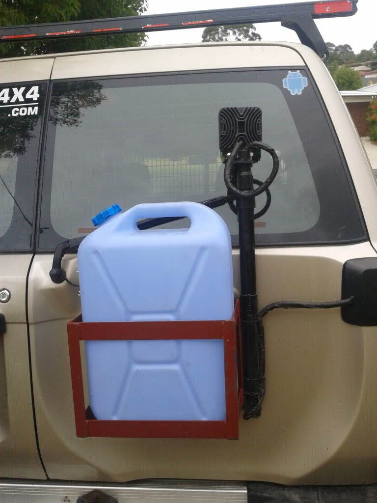 DIY GU Barn Door Jerrycan Holder Patrol 4x4 Nissan Patrol Forum