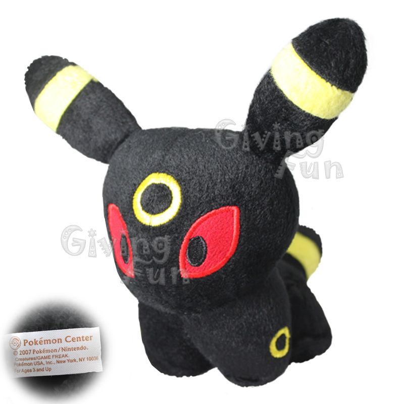 Pokemon Center Pikachu #197 UMBREON Pokedoll Plush Doll  