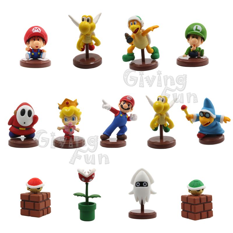 GENUINE Furuta Super Mario Bros 13 Figure Set Part 3  