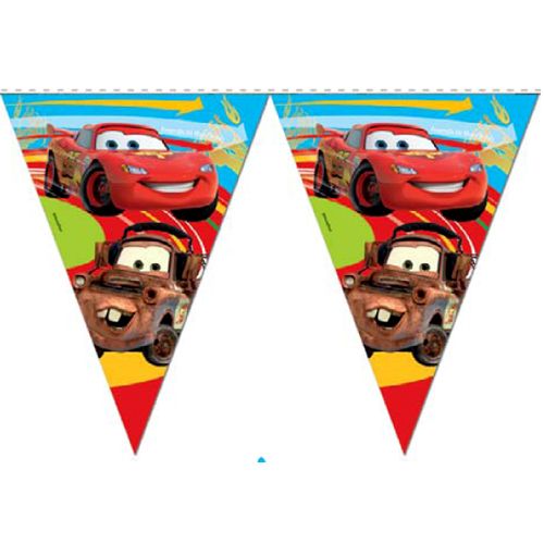 AUTHENTIC Disney PIXAR Cars Lightning Mcqueen Birthday Party Bunting ...