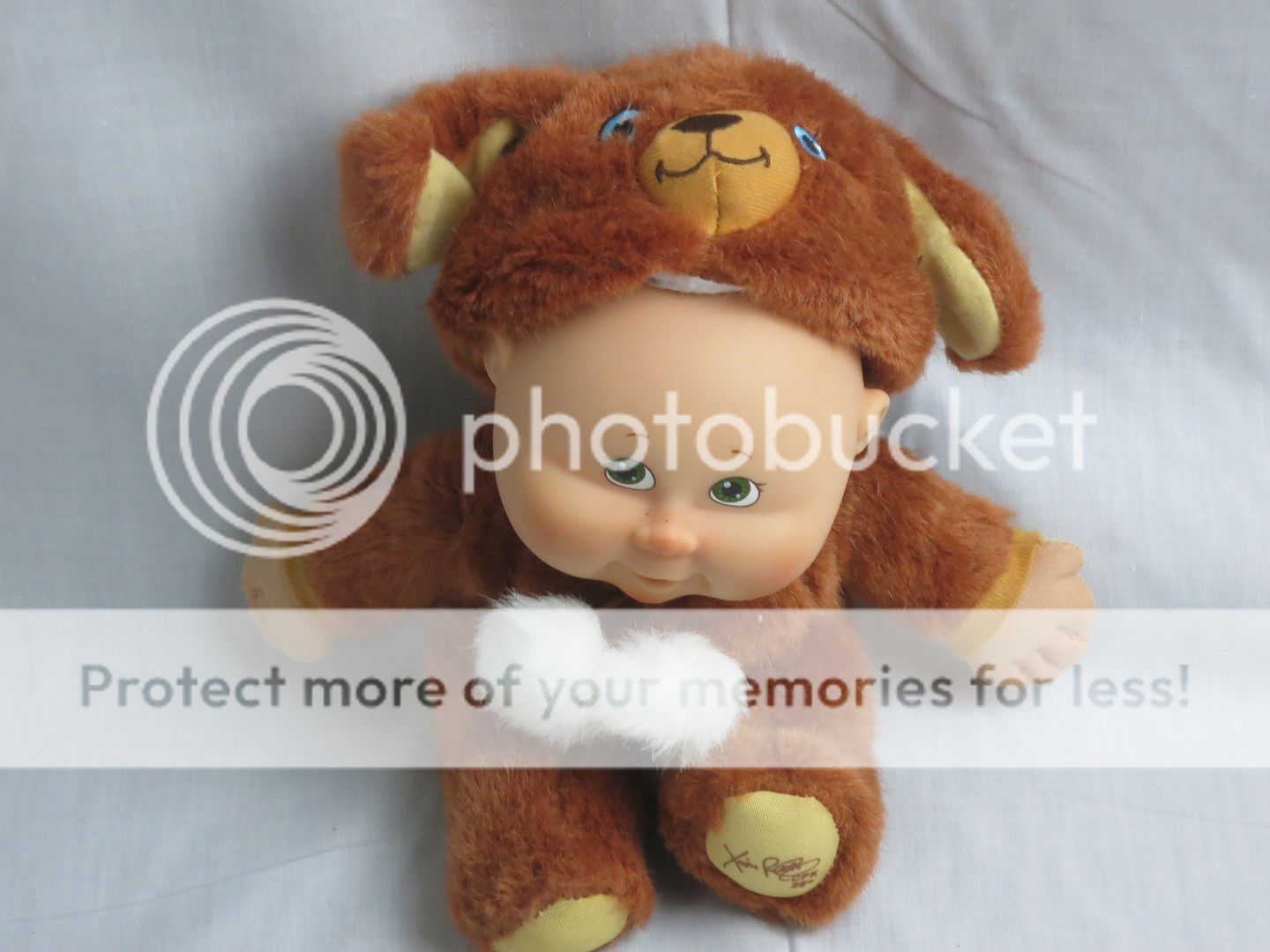 2008 CABBAGE PATCH KIDS BROWN TEDDY 