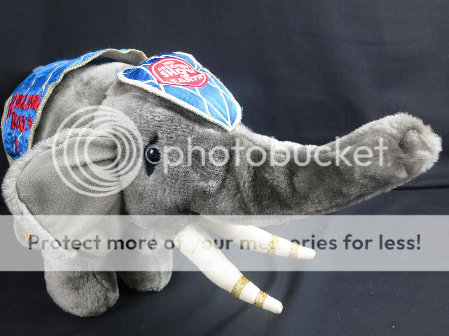 barnum and bailey stuffed elephant