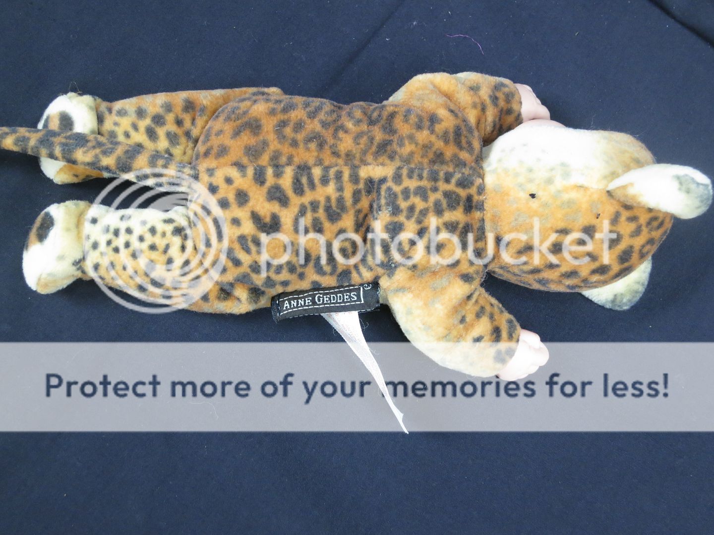 anne geddes baby leopard doll