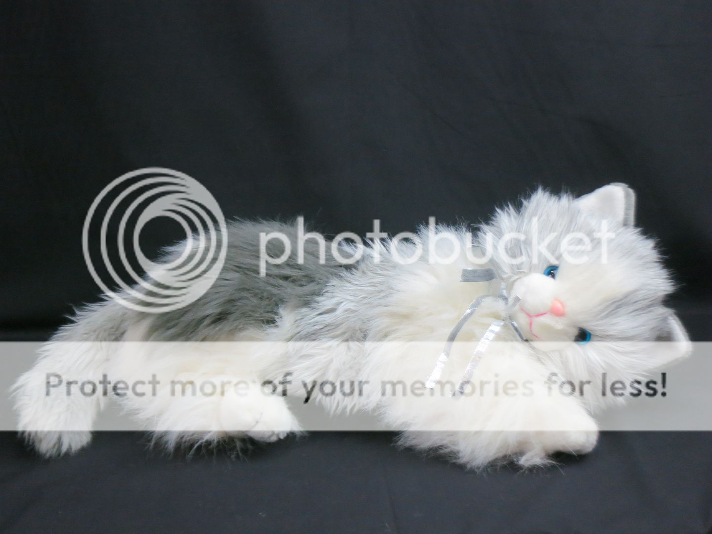 BIG LIFELIKE VINTAGE TARGET GRAY WHITE LONG HAIR HIMALAYAN ...