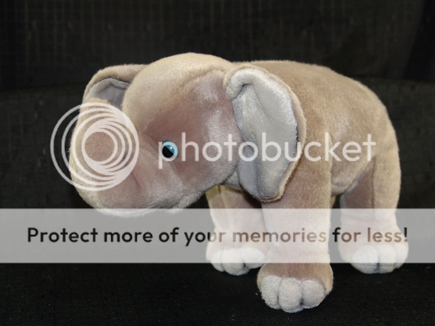 handmade plush aurora stuffed animal standing elephant